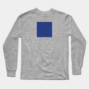 Christmas Ferns - Classic Blue Long Sleeve T-Shirt